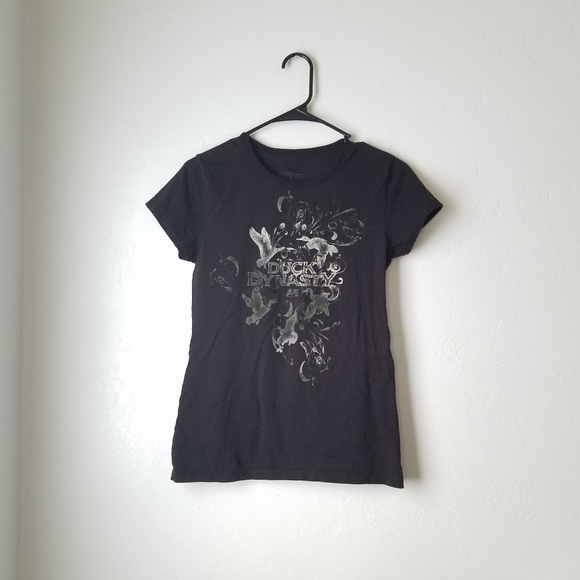 Duck Dynasty Tops - LAST CHANCE!! Duck Dynasty Black Cotton T-shirt